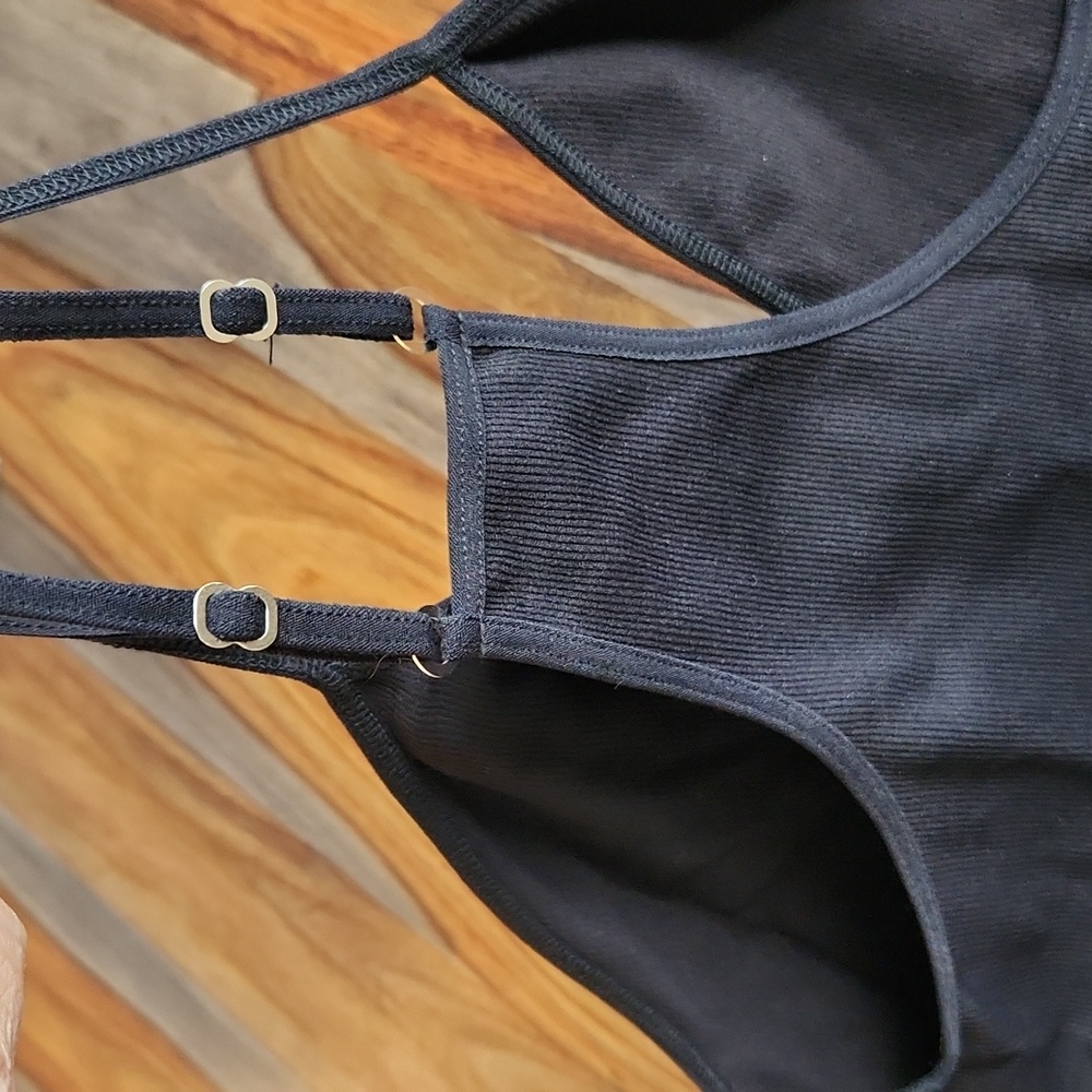 Beautiful, Sexy, Free People one piece, Body Suit, Size M/L, NWOT, Black - Picture 5 of 6